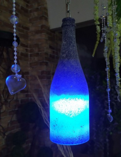 Lampen aus Glasflaschen