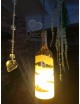 Lampy wykonane ze szklanych butelek