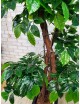 Sztuczne bonsai z zielonymi liśćmi